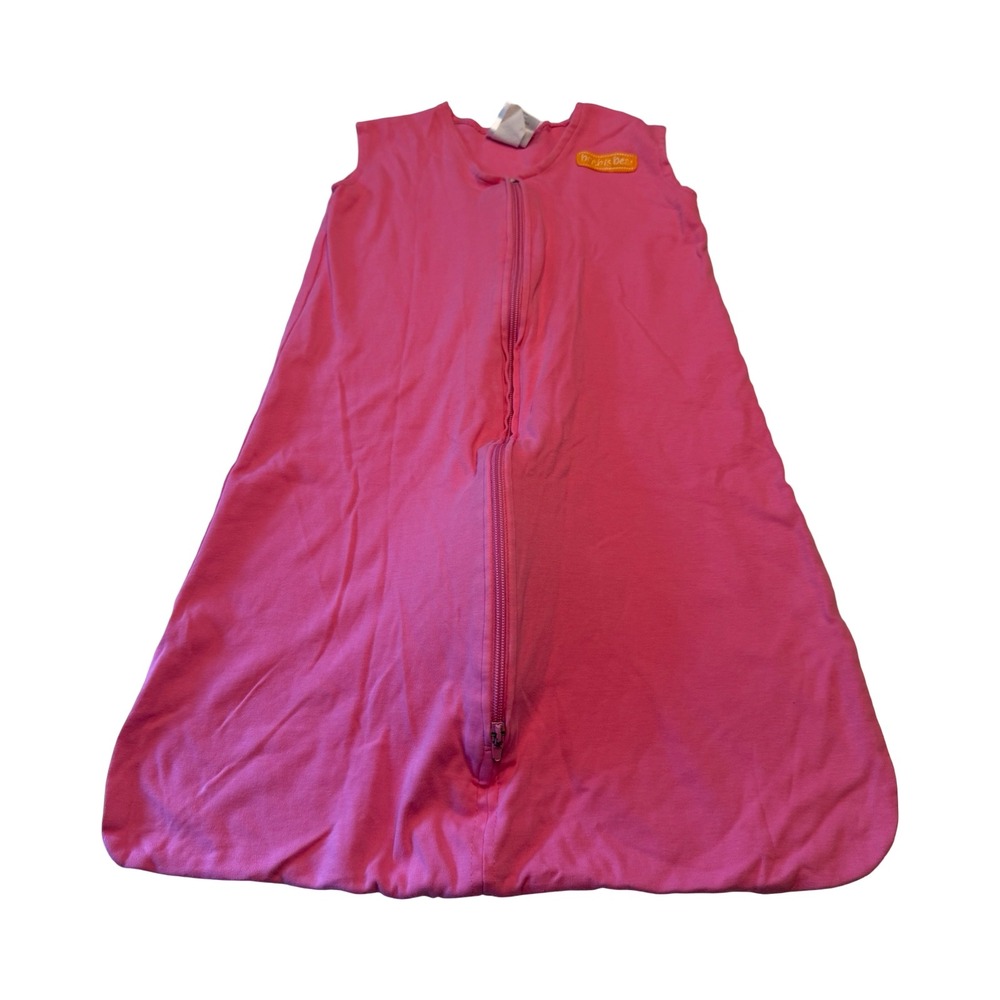 Halo SleepSack Pink Cotton Wearable Blanket Medium 6-12 Months Back Is Best
